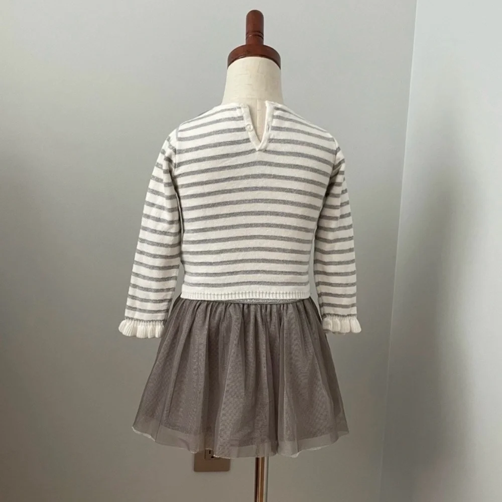 MAYORAL BABY GIRL SWEATER WITH TULLE SKIRT NWOT